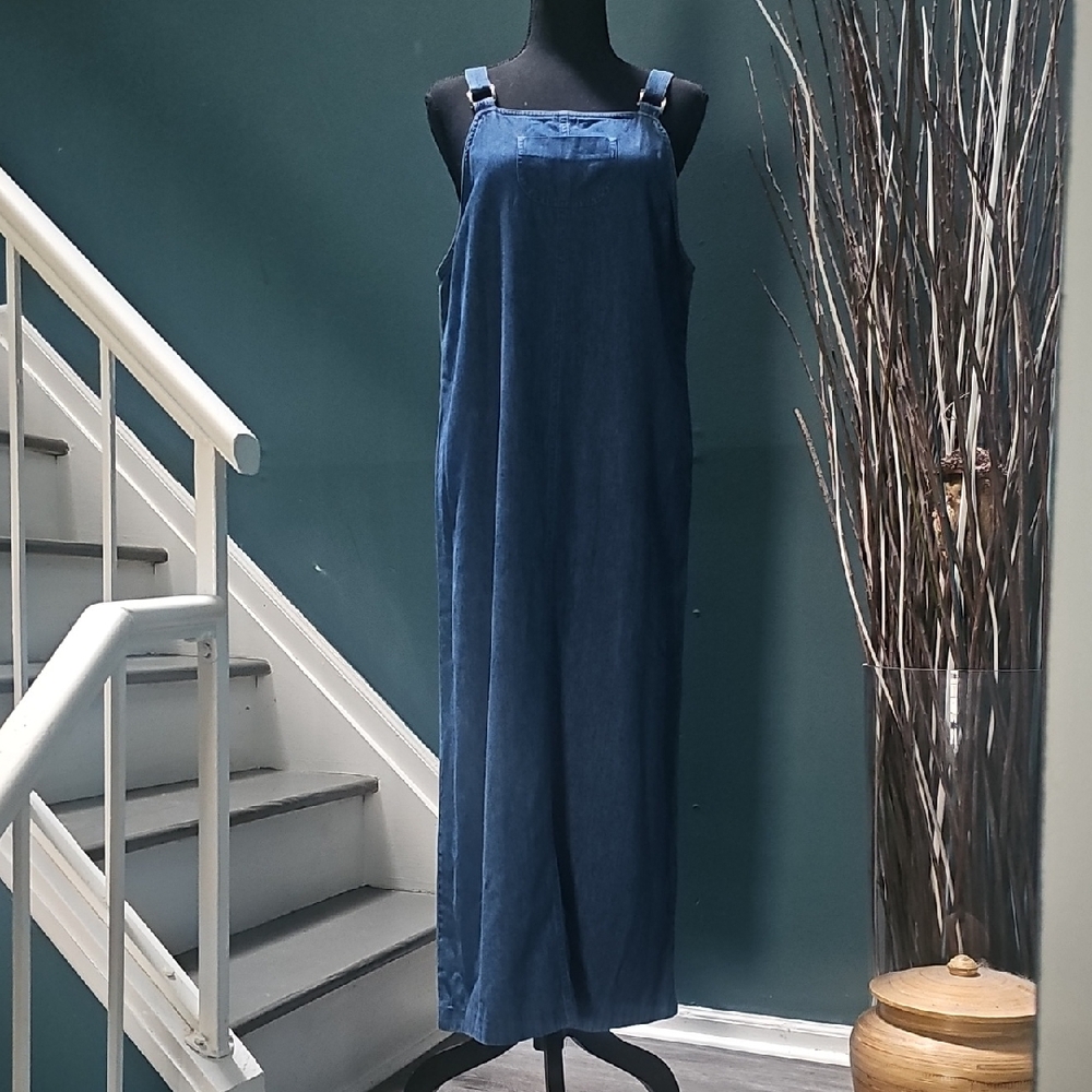 Karen Scott Blue Maxi Dress
